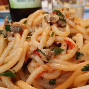 Pasta fresca con le vongole